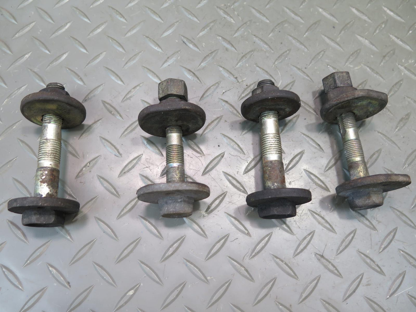 02-10 Lexus Z40 SC430 Set of 4 Rear Suspension Eccentric Camber Bolts OEM