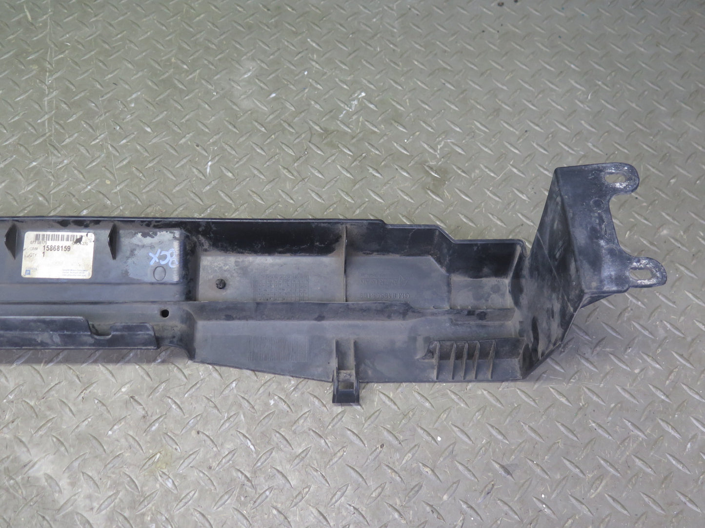 2004-2009 Cadillac XLR Front Upper Radiator Support Bracket Cover Panel