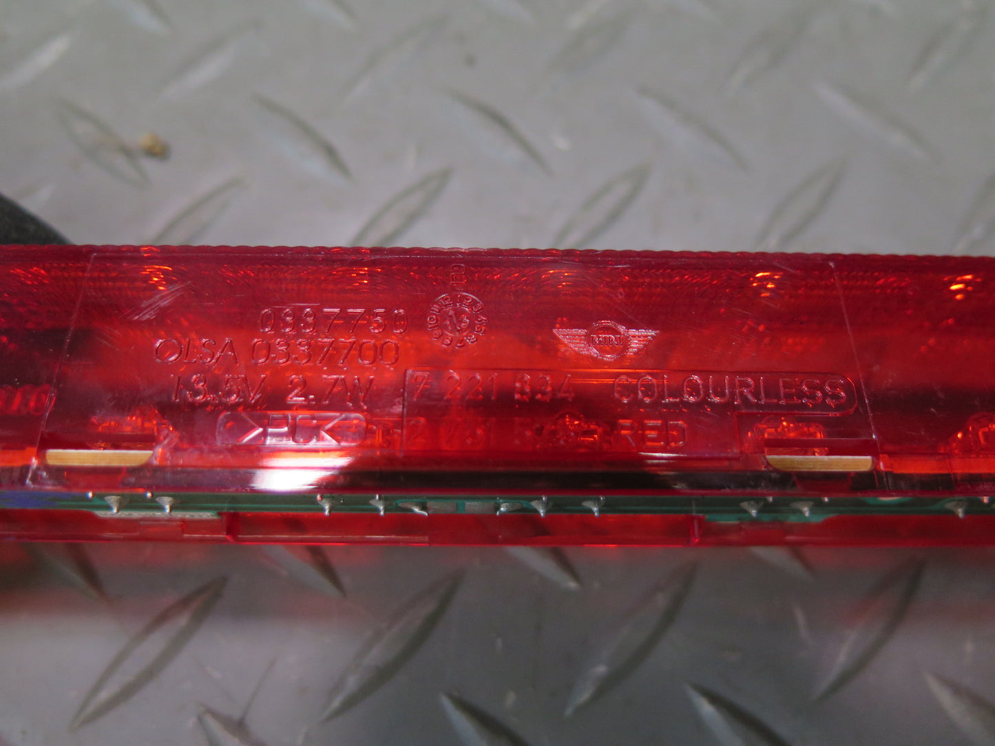11-15 Mini Cooper R60 Countryman Rear Third 3RD Brake Light Lamp 2751575 OEM