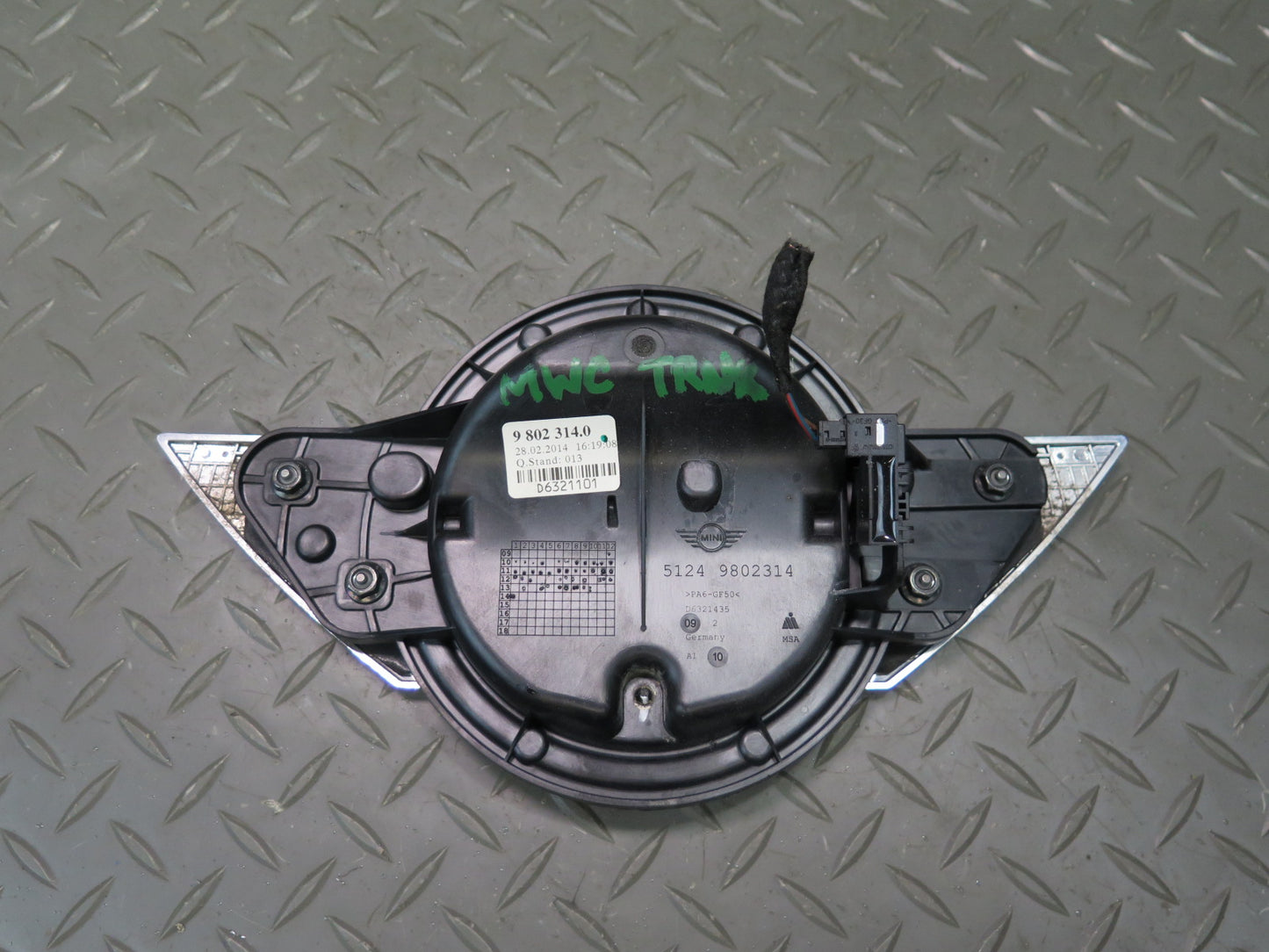 11-15 Mini Cooper R60 R61 Rear Trunk Lid Open Release Handle 9802314 OEM