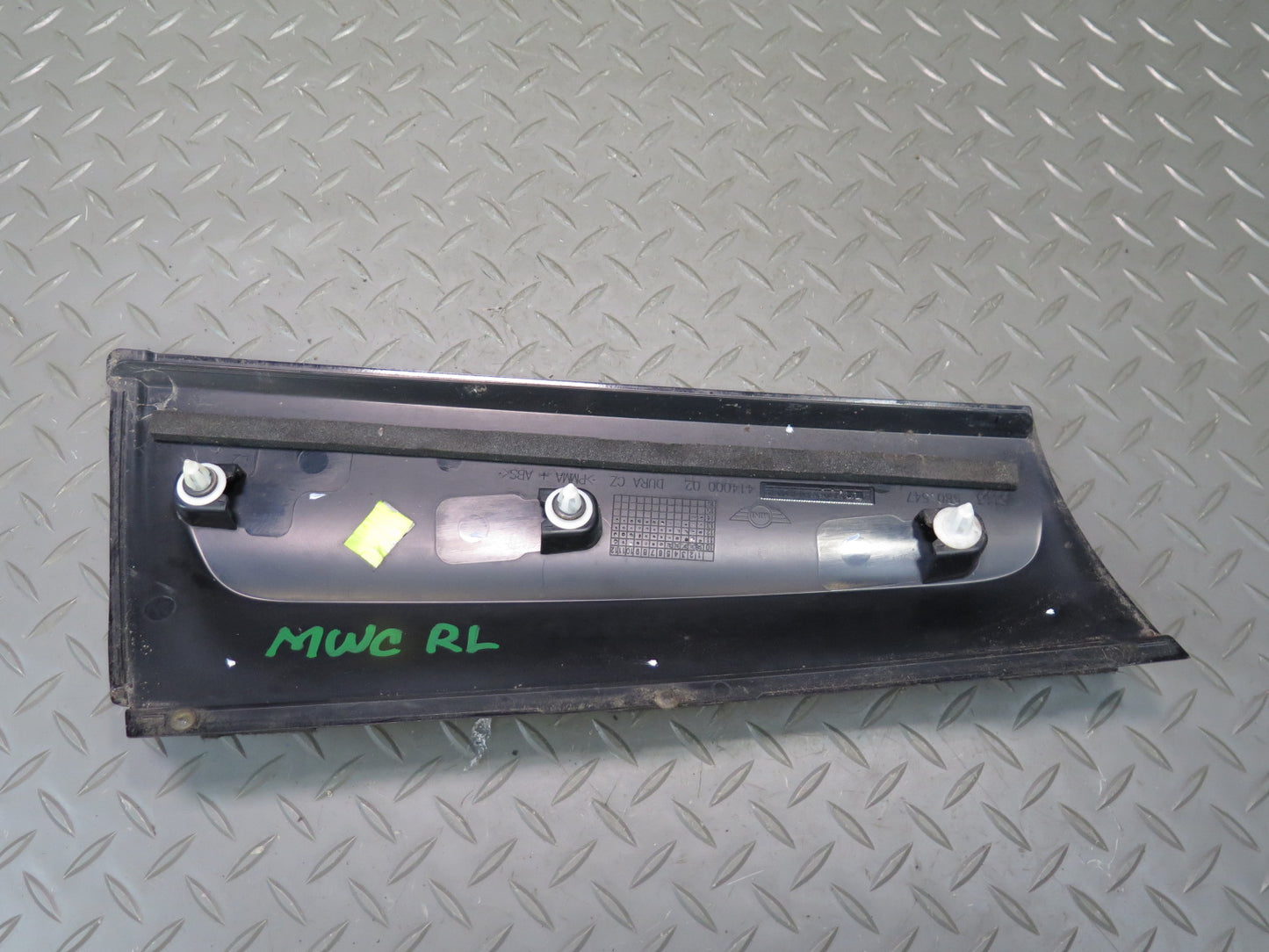 11-15 Mini Cooper R60 Set of 2 Rear Exterior D Pillar Trim Panel Molding OEM