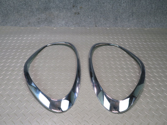 11-15 Mini Cooper R60 R61 Set of 2 Front Headlight Chrome Trim Bezel Ring OEM