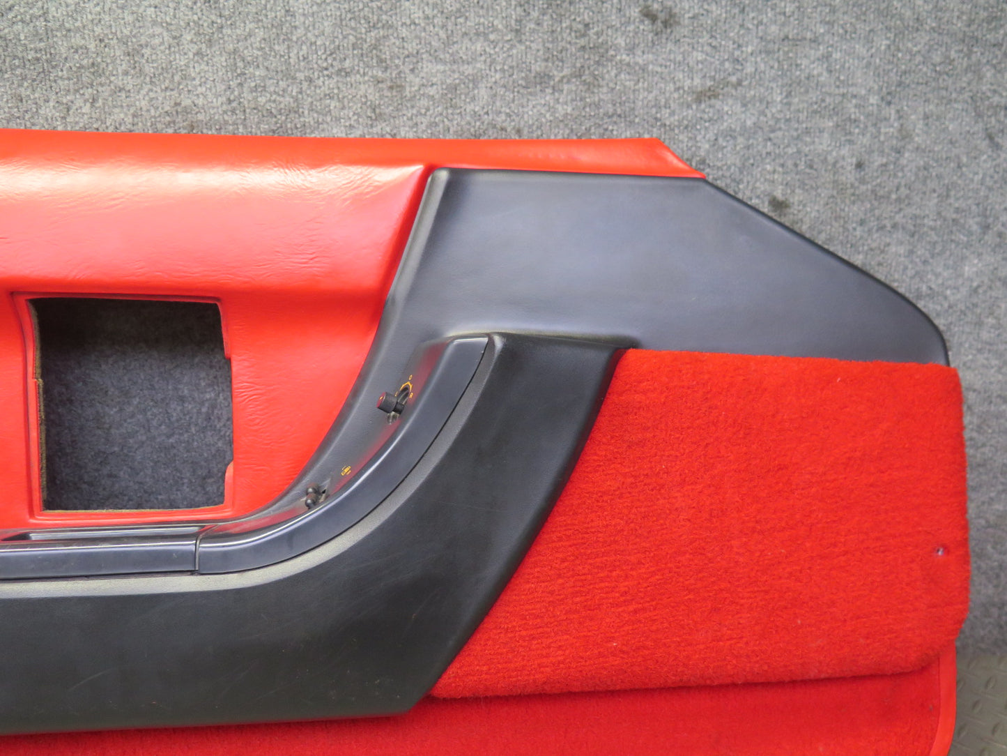 1993 Chevrolet Corvette C4 Set of 2 Door Interior Trim Panel Torch RED OEM