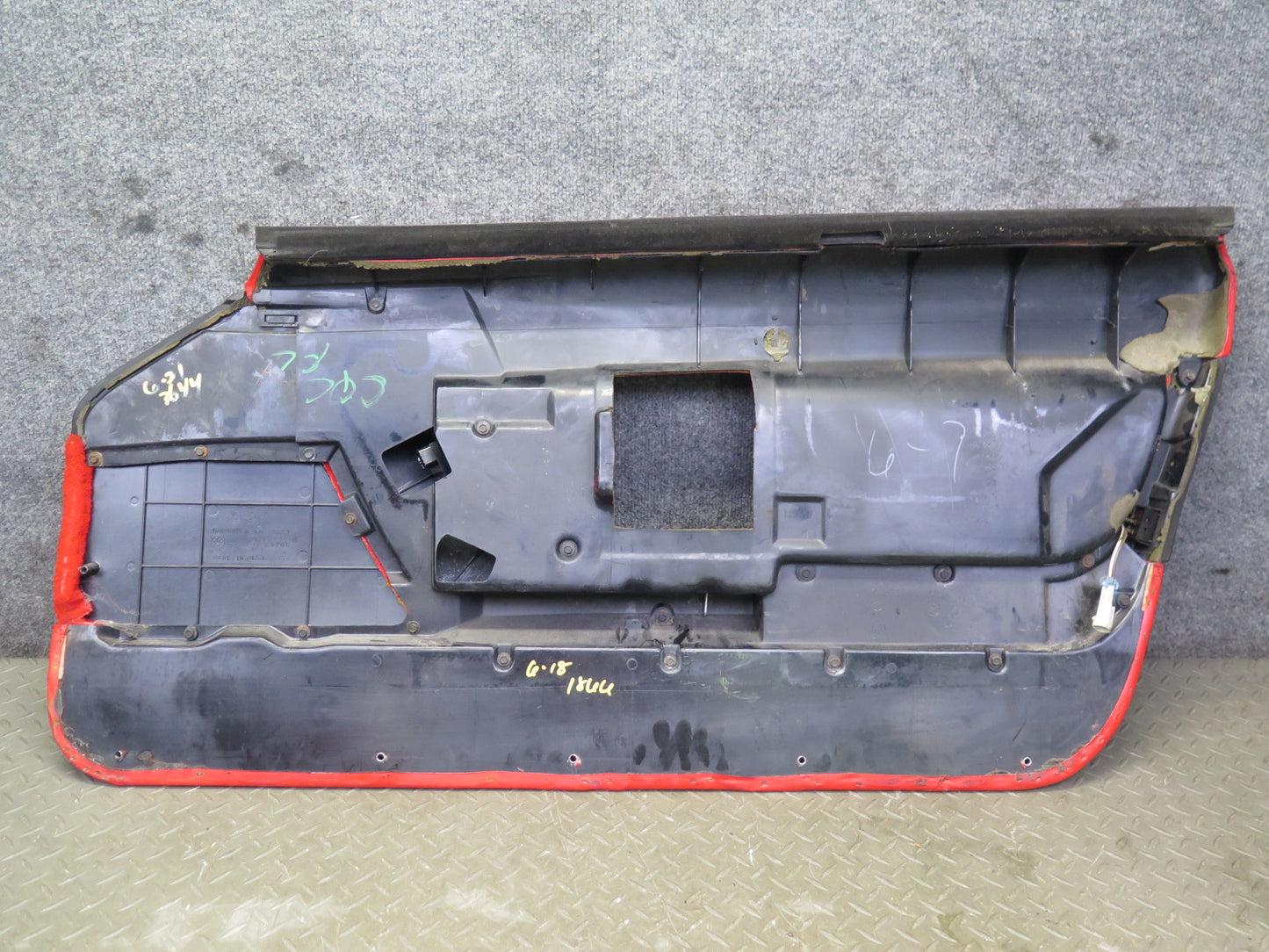 1993 Chevrolet Corvette C4 Set of 2 Door Interior Trim Panel Torch RED OEM