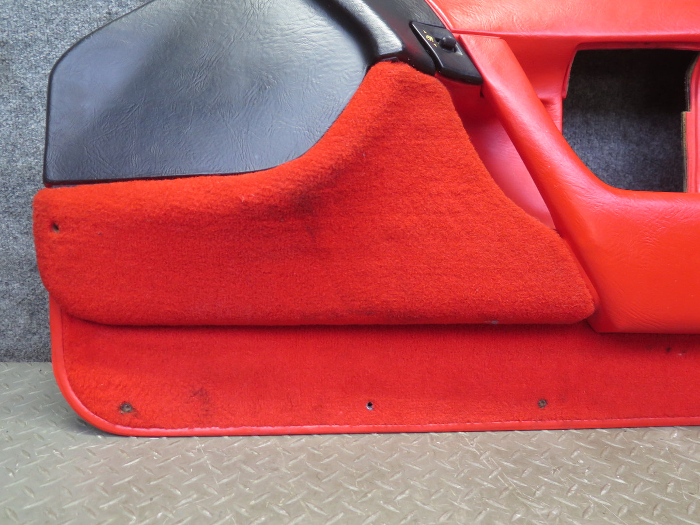 1993 Chevrolet Corvette C4 Set of 2 Door Interior Trim Panel Torch RED OEM