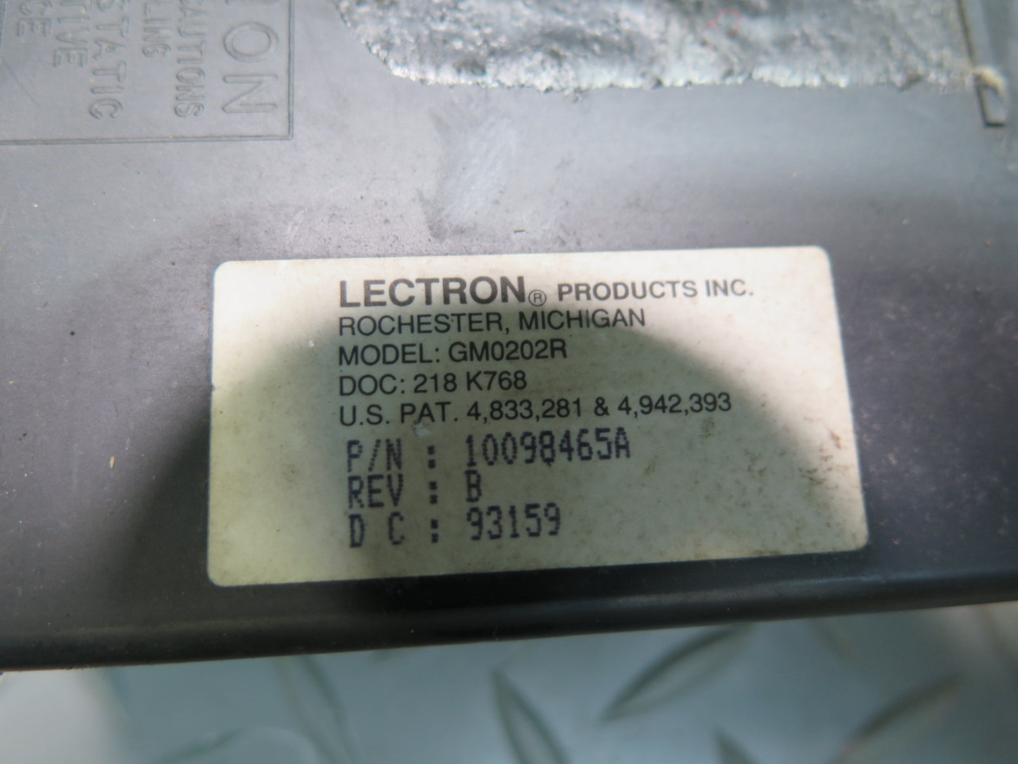 92-93 Chevrolet Corvette C4 Keyless Entry Theft Locking Control Module OEM