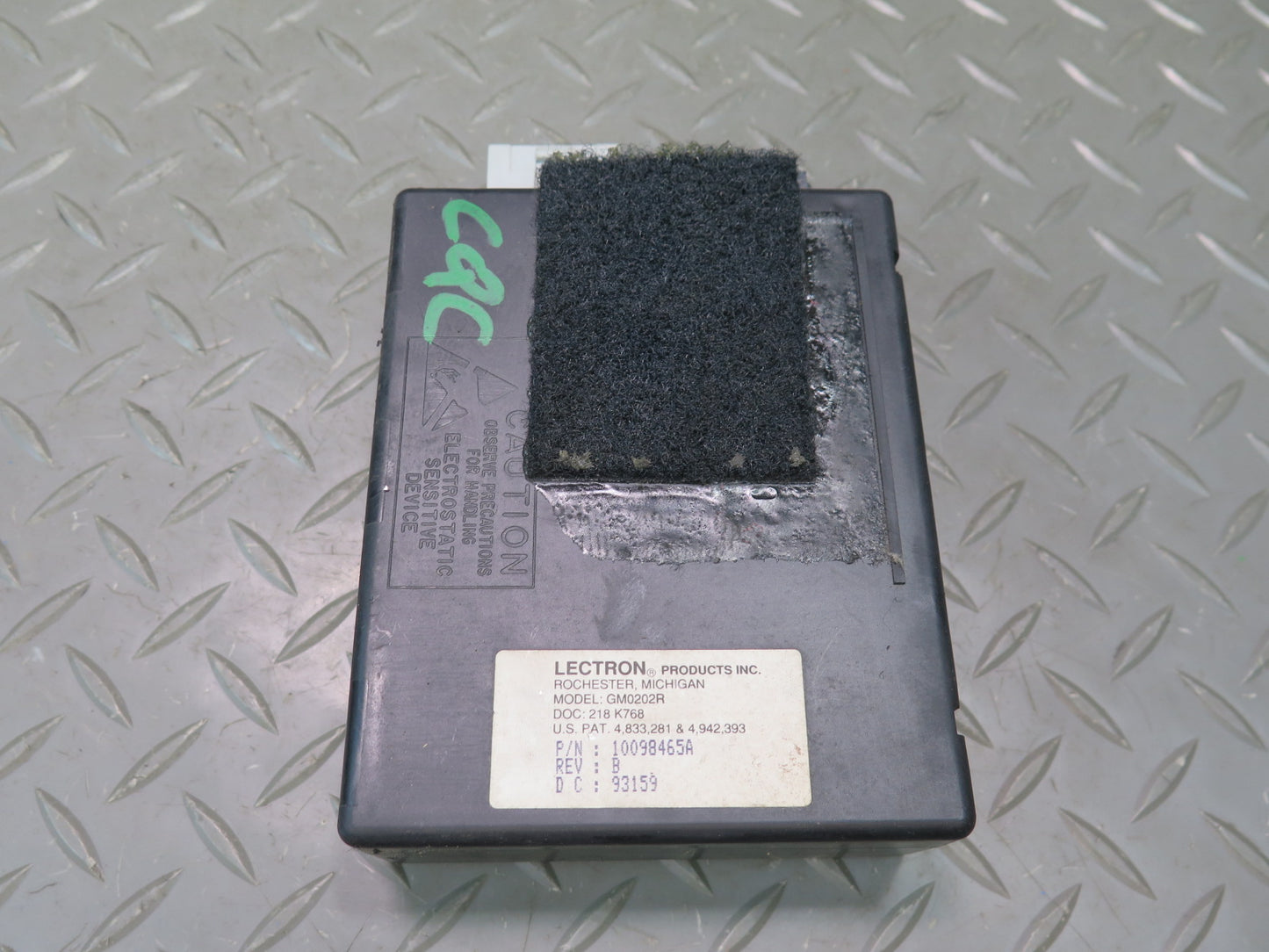 92-93 Chevrolet Corvette C4 Keyless Entry Theft Locking Control Module OEM