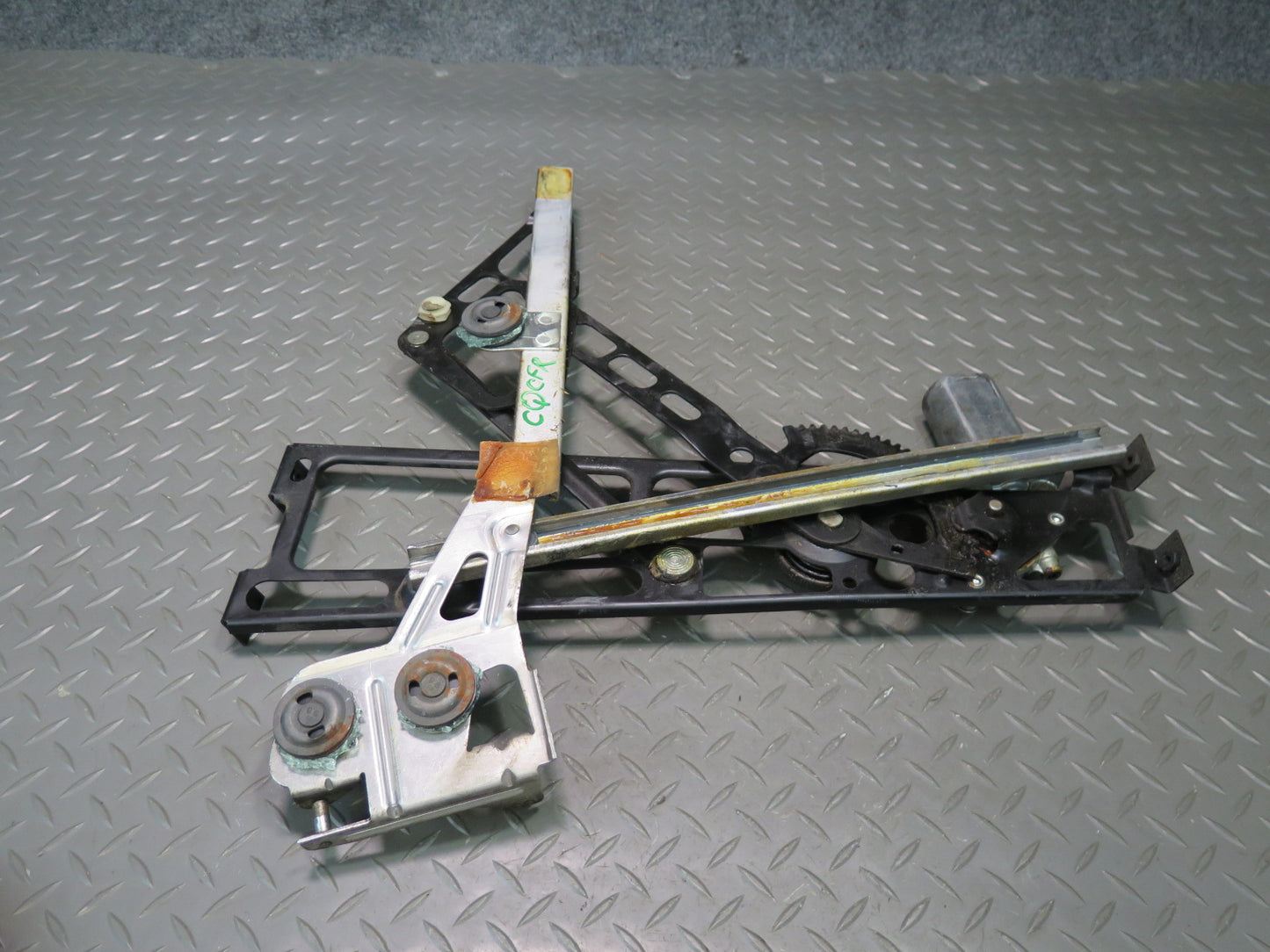 90-96 Chevrolet Corvette C4 Right Door Window Regulator w Motor OEM