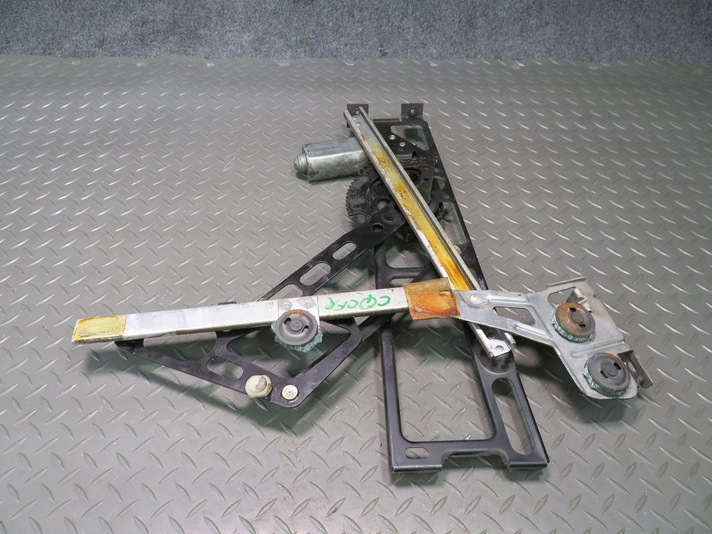90-96 Chevrolet Corvette C4 Right Door Window Regulator w Motor OEM