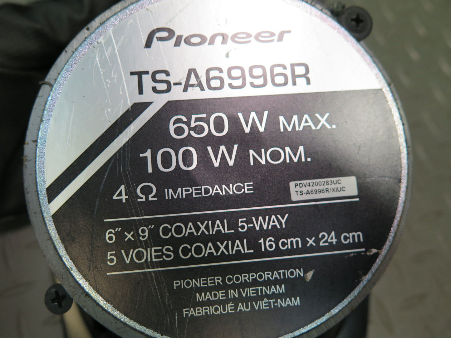 Set of 2 Pioneer TS-A6996R 5-WAY Coaxial Speaker