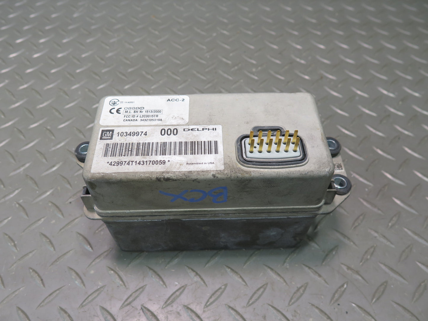 2004-2005 Cadillac XLR Adaptive Cruise Control Distance Radar Sensor Module
