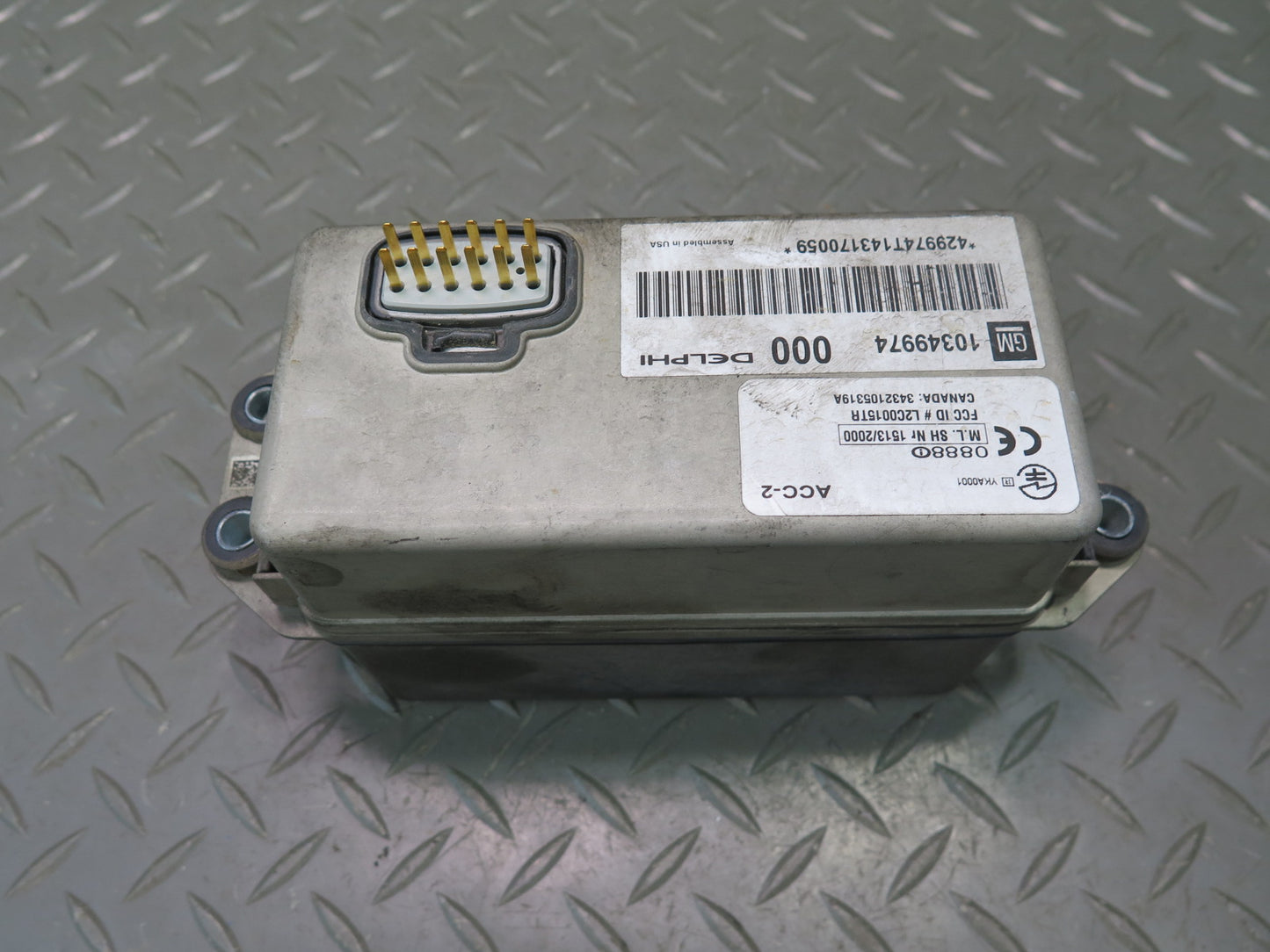 2004-2005 Cadillac XLR Adaptive Cruise Control Distance Radar Sensor Module