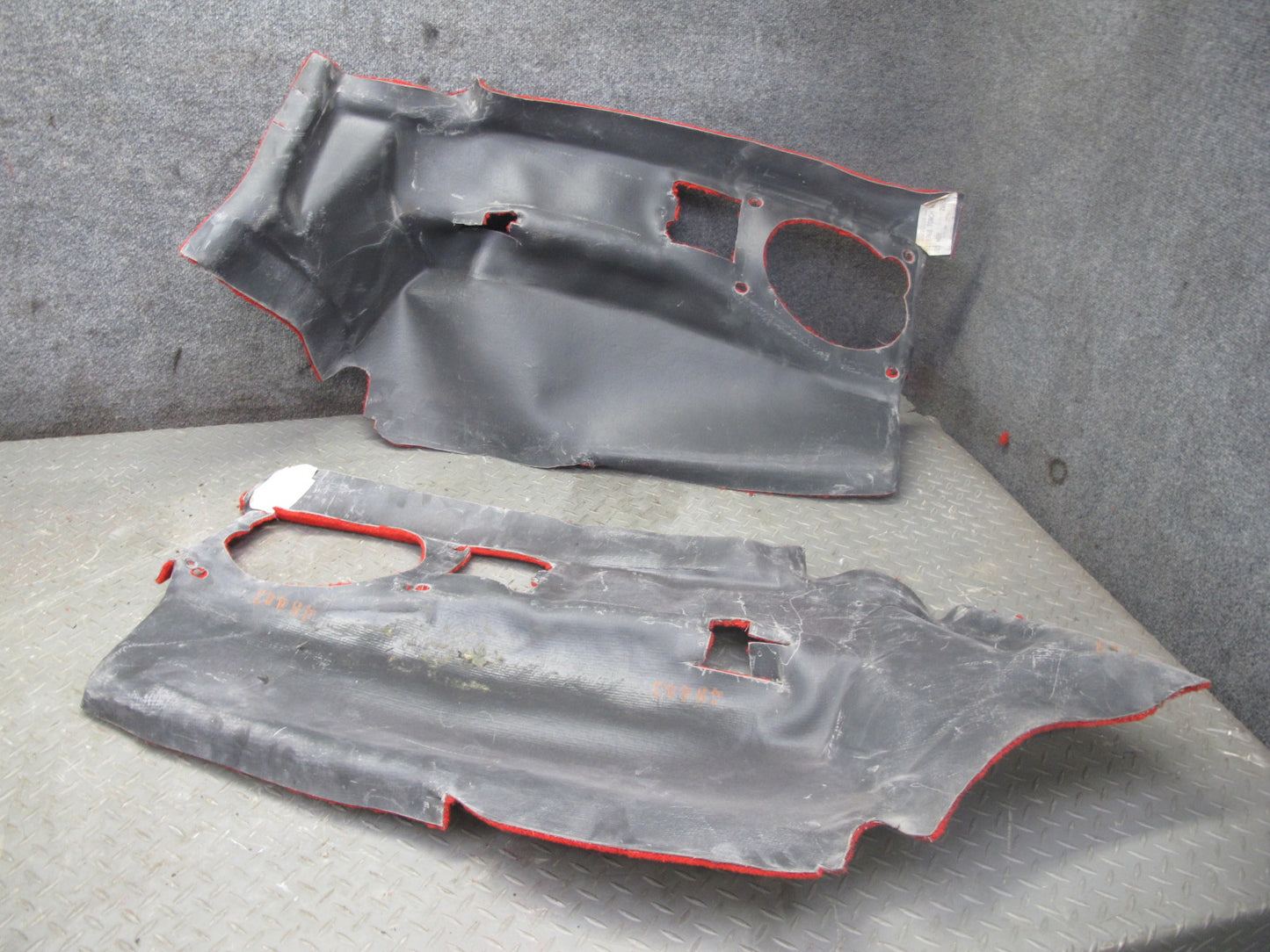 1993 Chevrolet Corvette C4 Rear Trunk Cargo Floor Carpet Liner Cover Set OEM