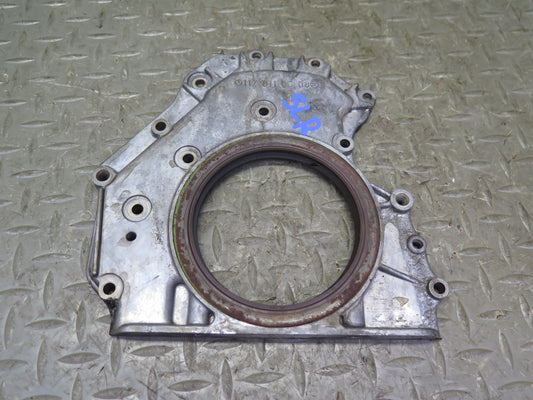 81-85 Mercedes R107 380SL M116 Engine Rear Crank Cover Plate 1170110008 OEM