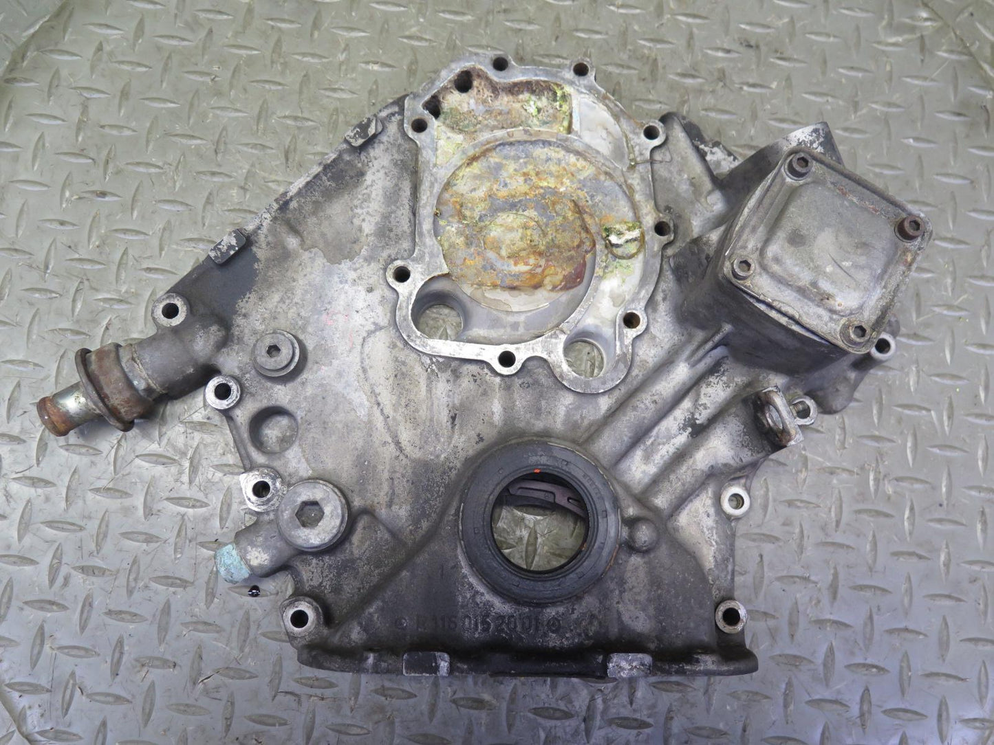 81-85 Mercedes R107 380SL M116 Engine Front Cover Plate 1160152001 OEM