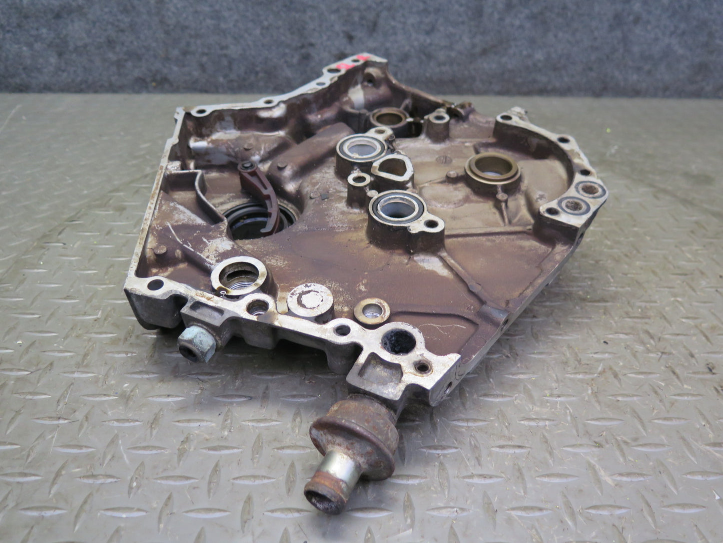 81-85 Mercedes R107 380SL M116 Engine Front Cover Plate 1160152001 OEM