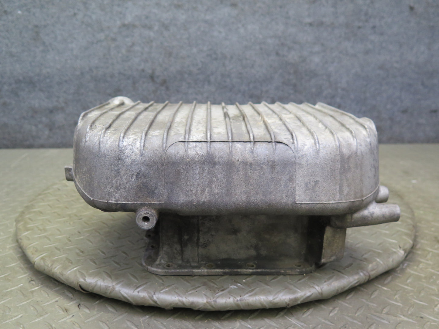 81-85 Mercedes R107 380SL M116 Engine Oil Pan w Dipstick Set OEM