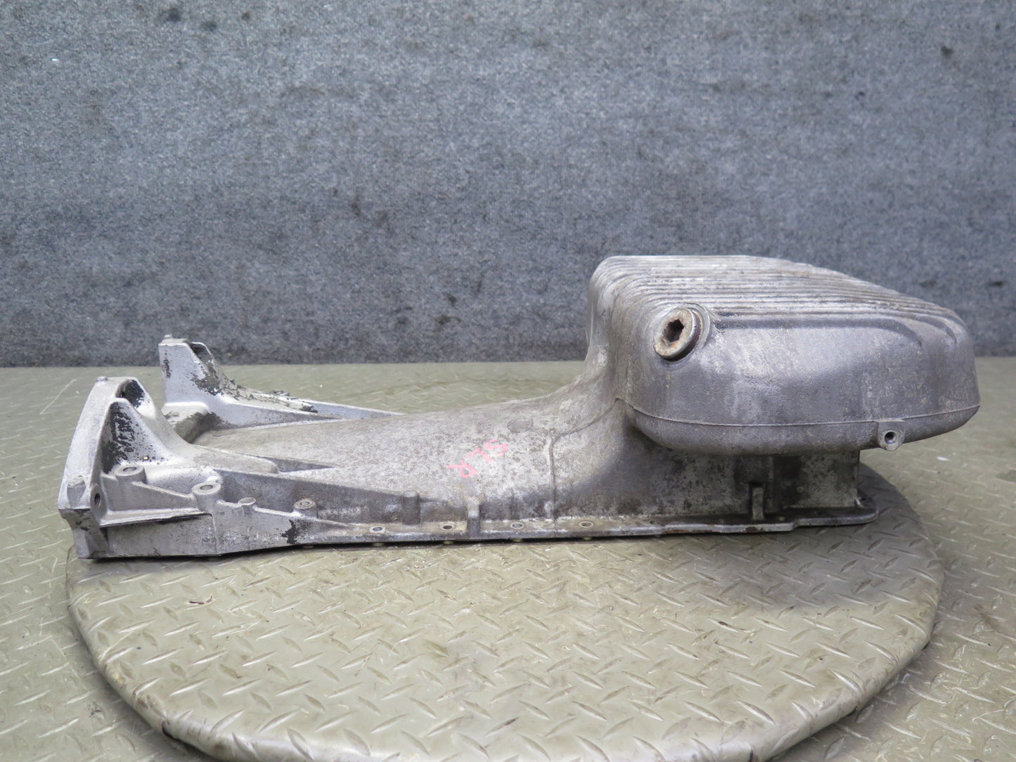 81-85 Mercedes R107 380SL M116 Engine Oil Pan w Dipstick Set OEM