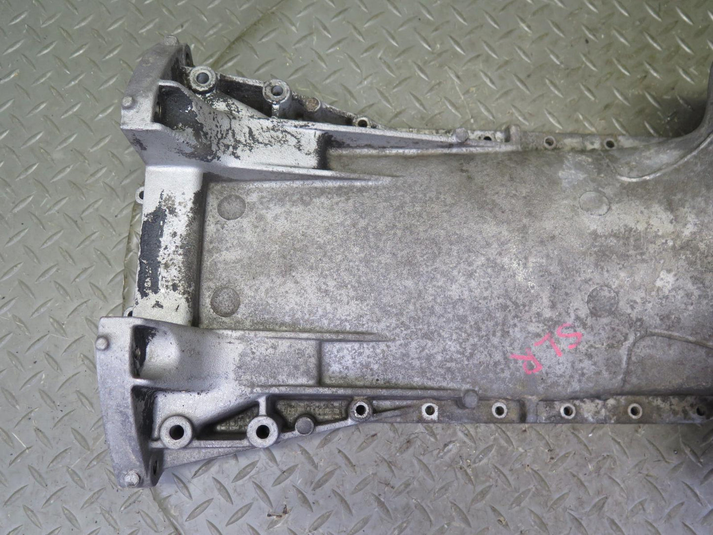 81-85 Mercedes R107 380SL M116 Engine Oil Pan w Dipstick Set OEM