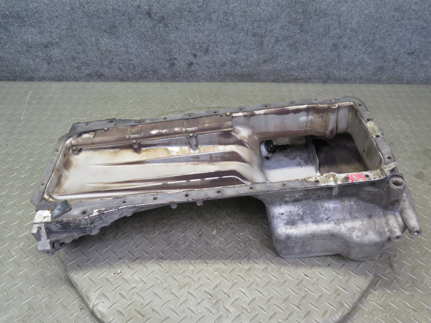 81-85 Mercedes R107 380SL M116 Engine Oil Pan w Dipstick Set OEM