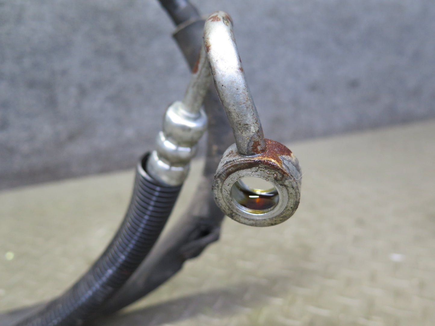 90-92 Toyota Supra MK3 7MGTE Turbo AT Power Steering Hose Pipe Line 59K Mile OEM