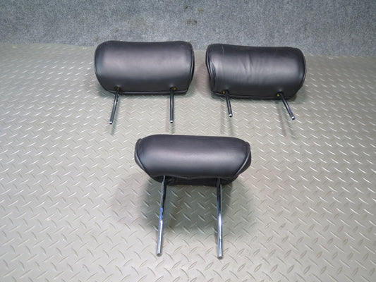 98-05 Lexus UZS161L GS300 GS400 GS430 Set of 3 Rear Seat Leather Headrest OEM