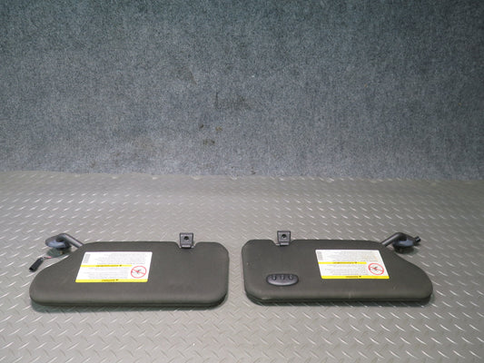 2004-2009 Cadillac XLR Front Left & Right Side Sun Visor W/ Homelink Black Set
