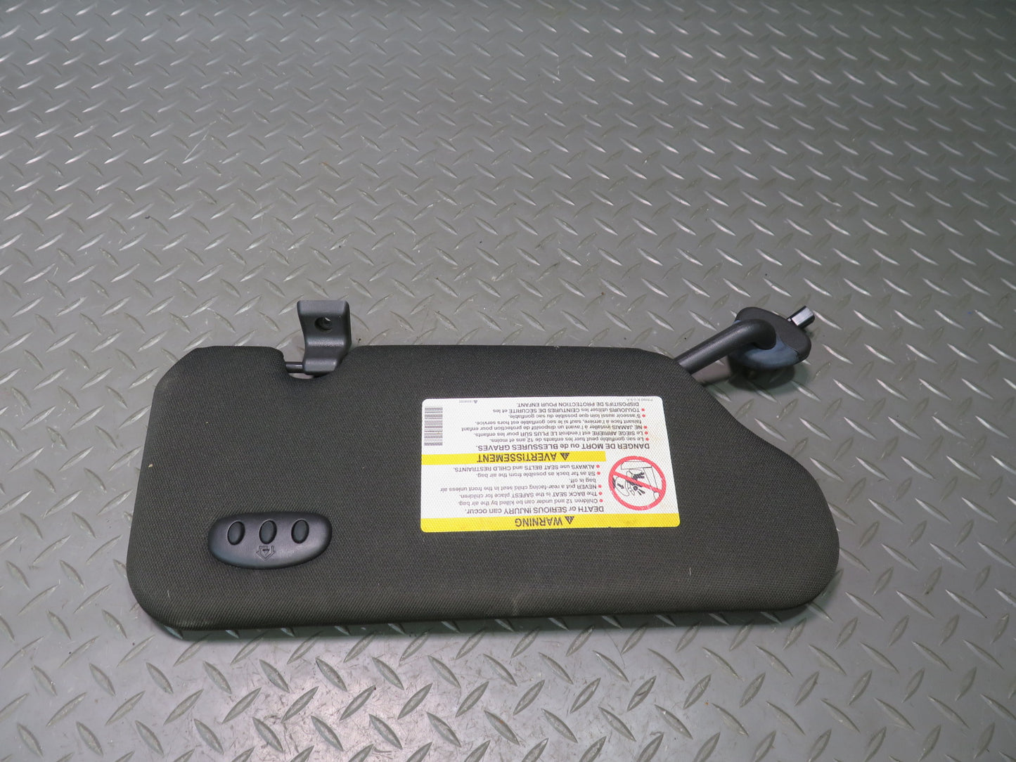 2004-2009 Cadillac XLR Front Left & Right Side Sun Visor W/ Homelink Black Set