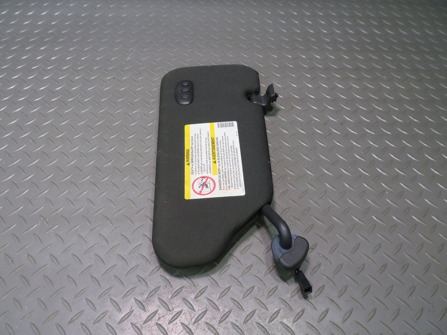 2004-2009 Cadillac XLR Front Left & Right Side Sun Visor W/ Homelink Black Set