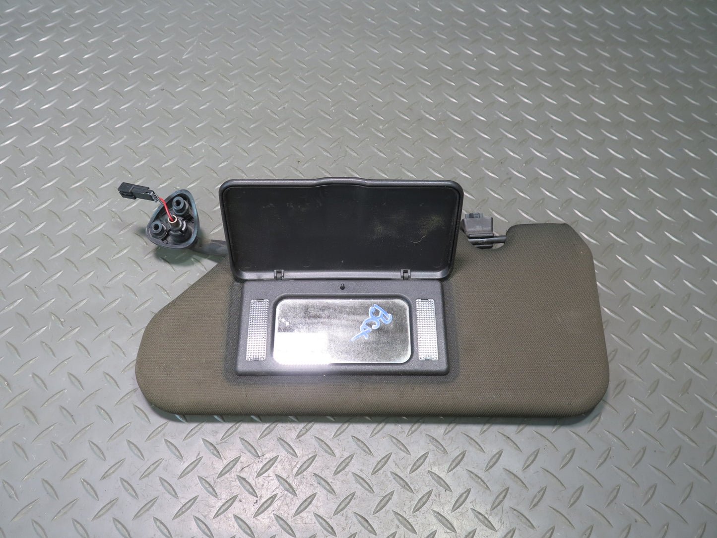 2004-2009 Cadillac XLR Front Left & Right Side Sun Visor W/ Homelink Black Set