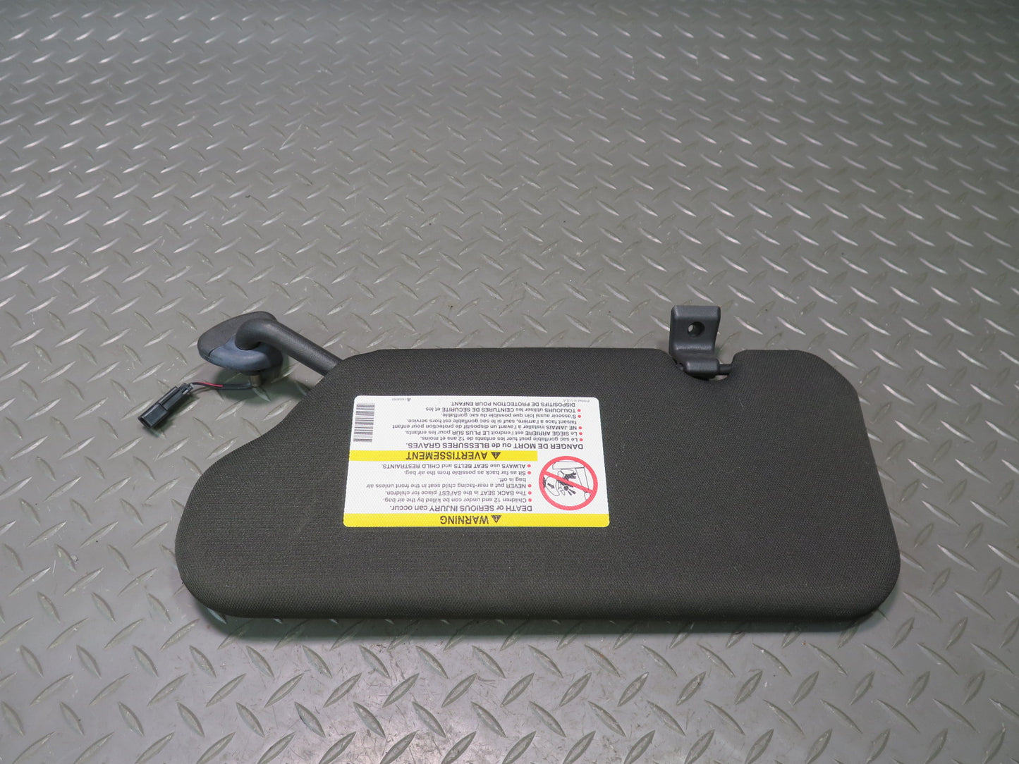 2004-2009 Cadillac XLR Front Left & Right Side Sun Visor W/ Homelink Black Set