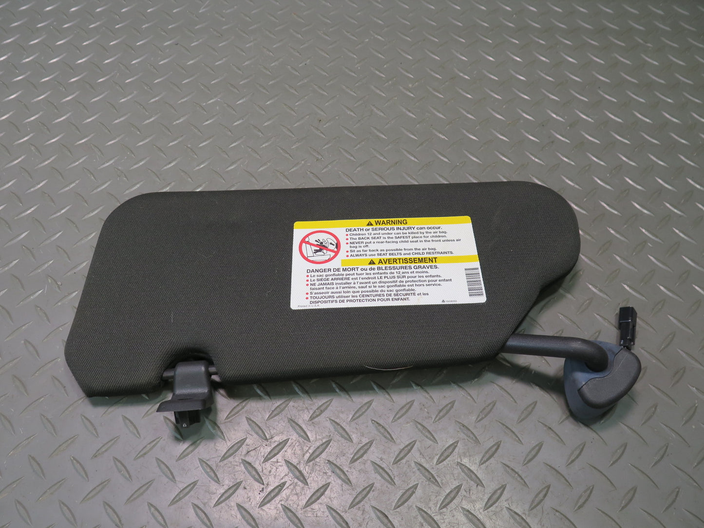 2004-2009 Cadillac XLR Front Left & Right Side Sun Visor W/ Homelink Black Set