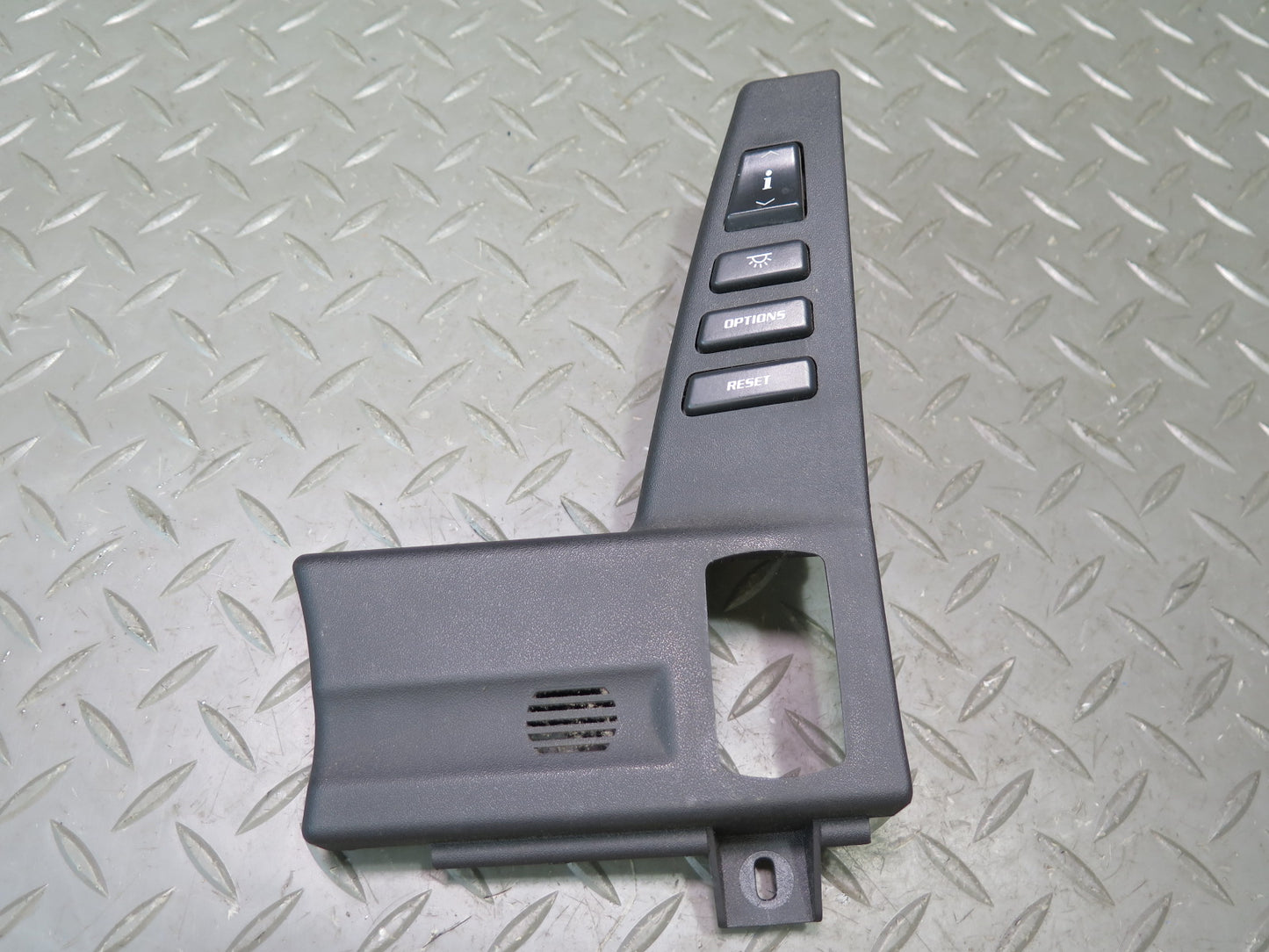 2004-2006 Cadillac XLR Right Side Lower Speedometer Trim Bezel W/ Button