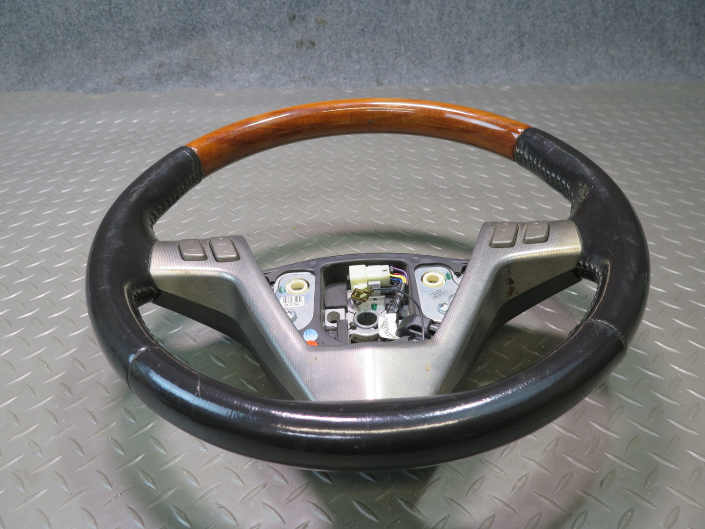 2004-2007 Cadillac XLR Leather Wood Steering W/ Controls
