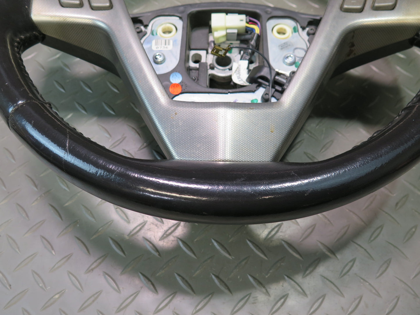 2004-2007 Cadillac XLR Leather Wood Steering W/ Controls
