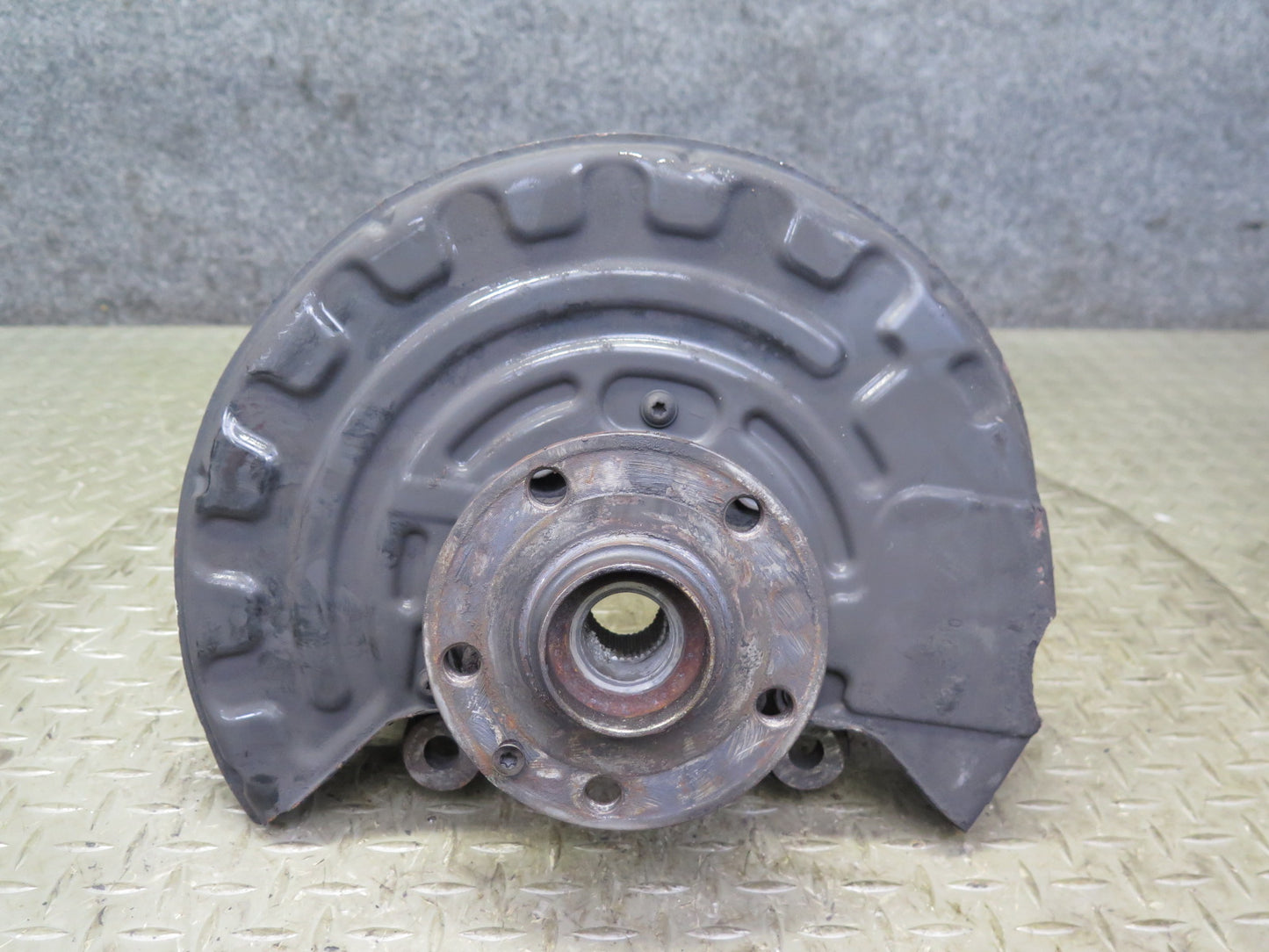 12-13 VW Golf R MK6 AWD Front Left Spindle Knuckle Wheel Hub Bearing OEM