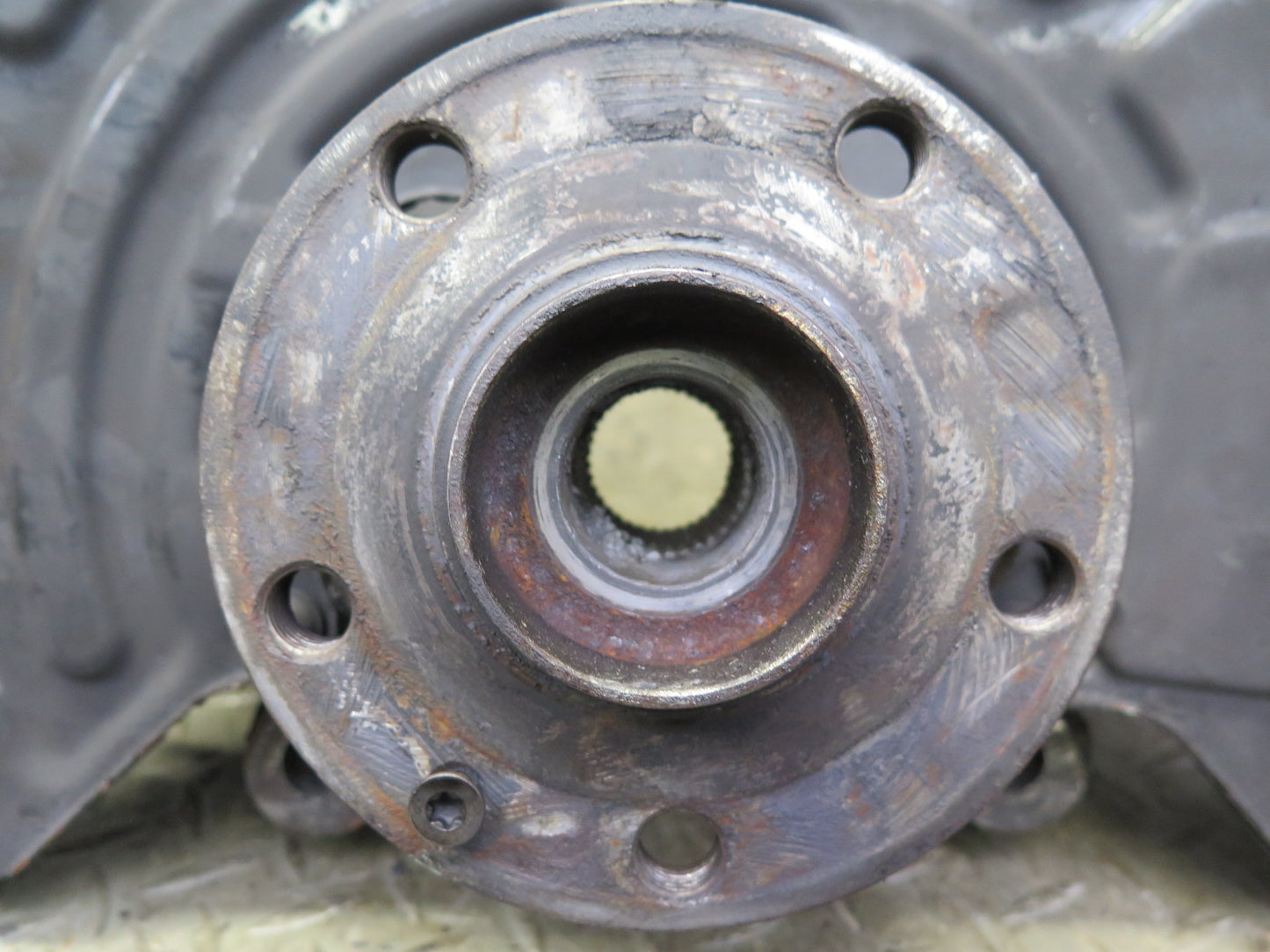 12-13 VW Golf R MK6 AWD Front Left Spindle Knuckle Wheel Hub Bearing OEM