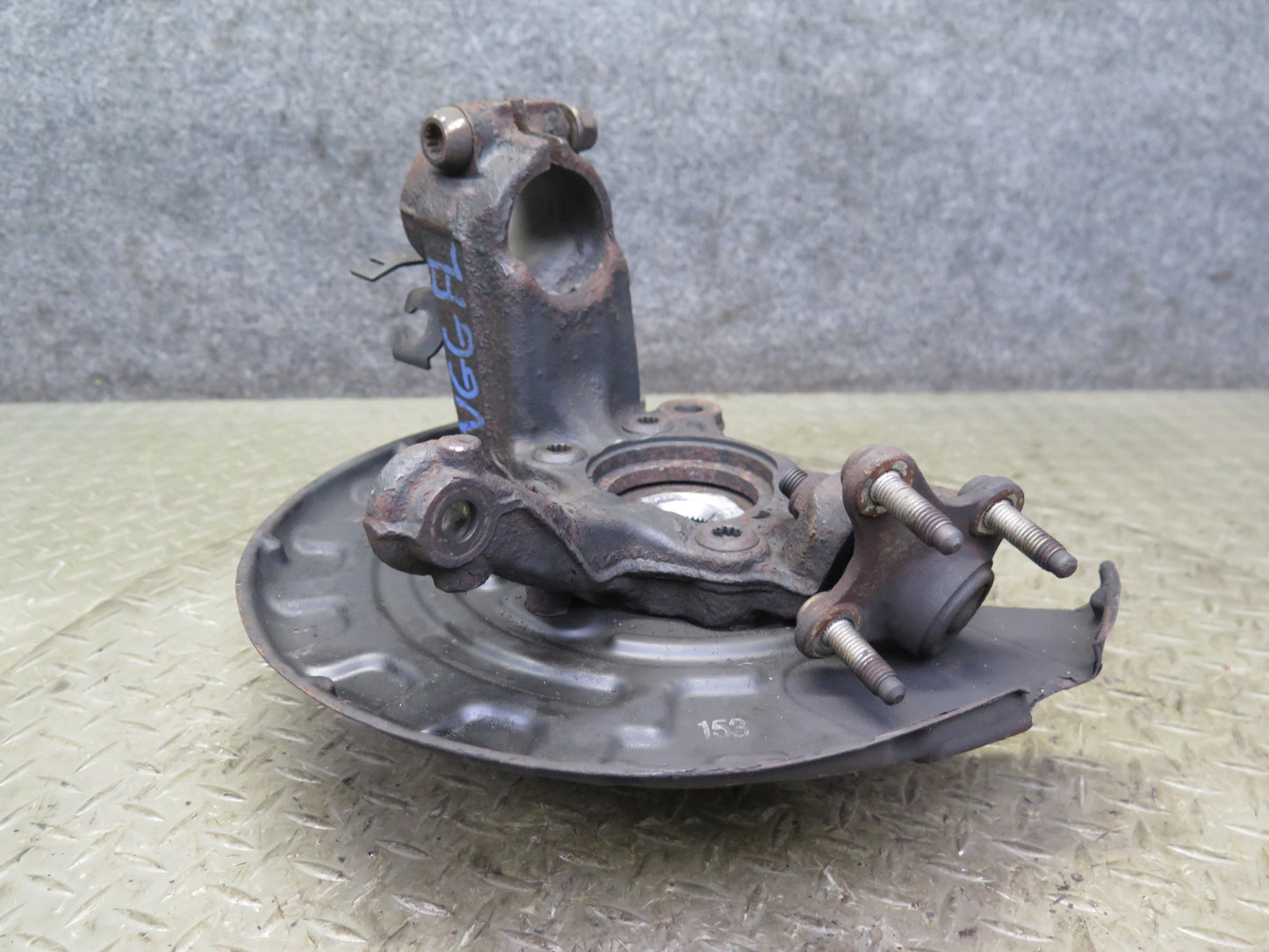 12-13 VW Golf R MK6 AWD Front Left Spindle Knuckle Wheel Hub Bearing OEM