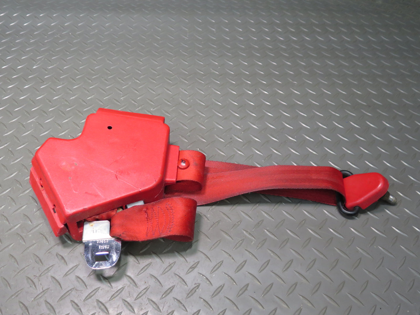 86-94 CHEVROLET CORVETTE C4 FRONT LEFT & RIGHT SIDE SEATBELT RETRACTOR W BUCKLE SET OEM