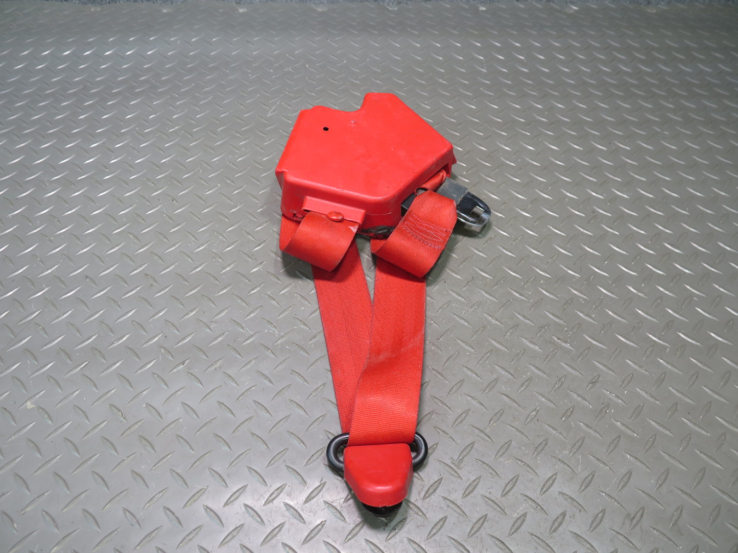 86-94 CHEVROLET CORVETTE C4 FRONT LEFT & RIGHT SIDE SEATBELT RETRACTOR W BUCKLE SET OEM