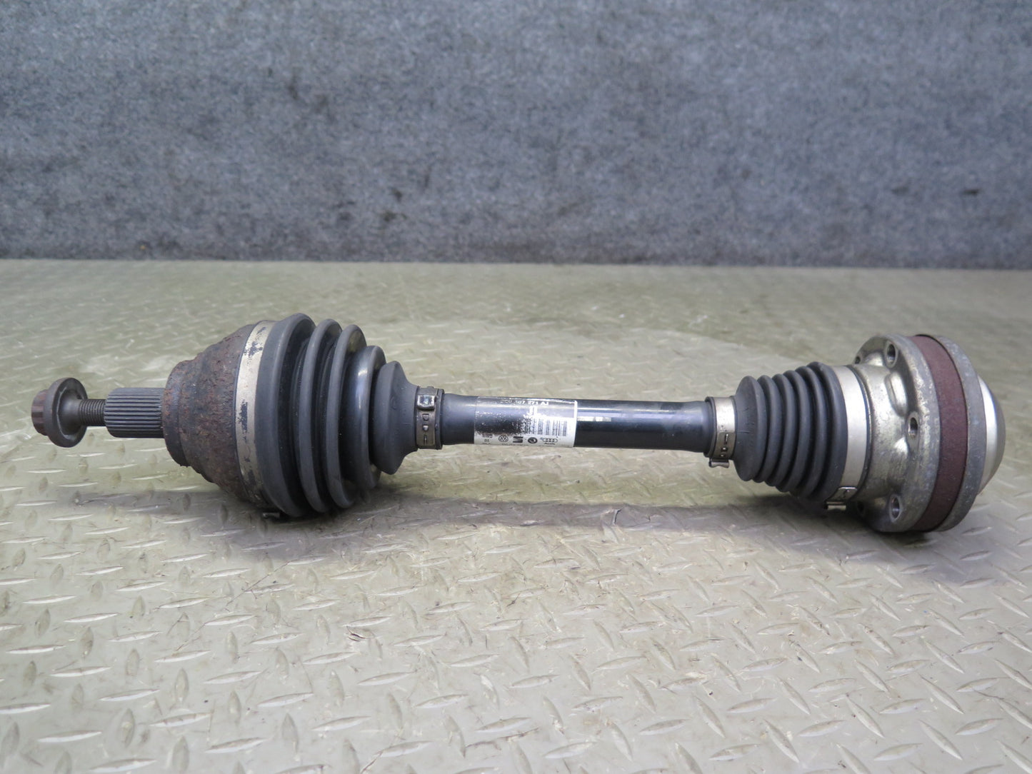12-13 Volkswagen Golf R MK6 AWD Front Left Axle Half Shaft 3C0407271AJ OEM