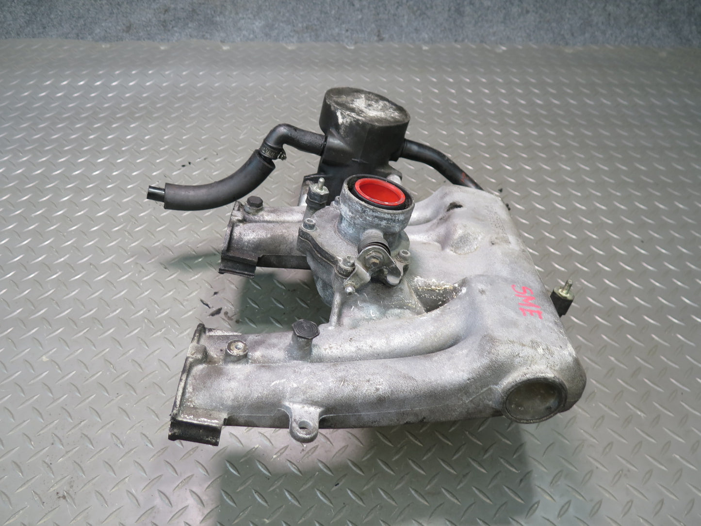 81-83 Mercedes W123 240D 616.912 Engine Intake Manifold w EGR Valve OEM