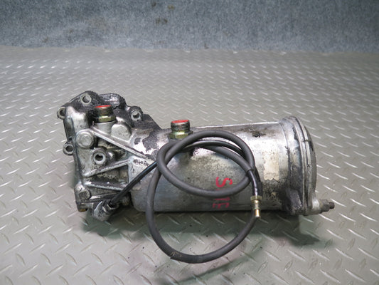 81-83 Mercedes W123 240D Diesel Engine Oil Filter Housing w Hose OEM