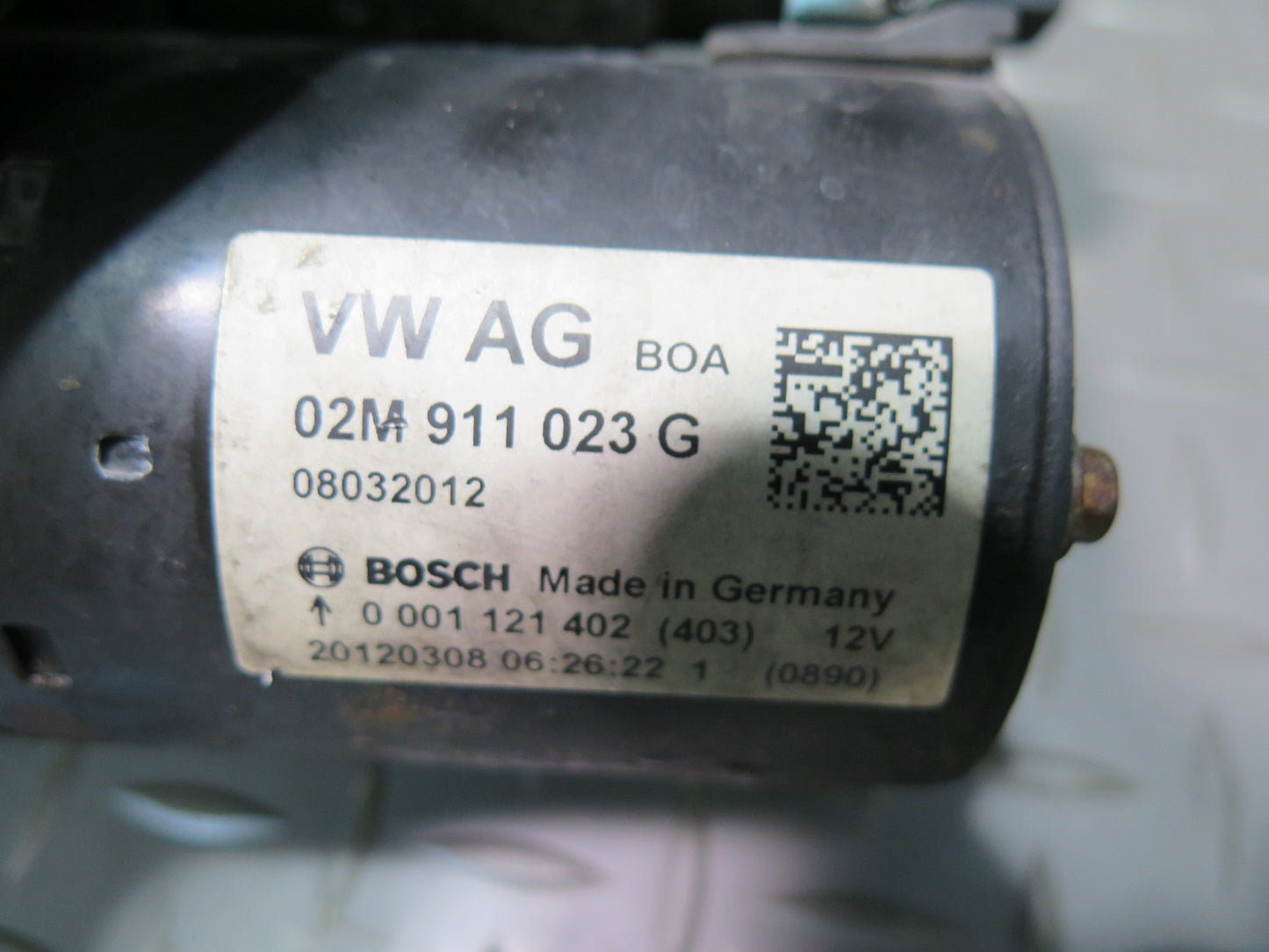 12-13 Volkswagen Golf R GTI MK6 Engine Starter Motor 02M911023G OEM