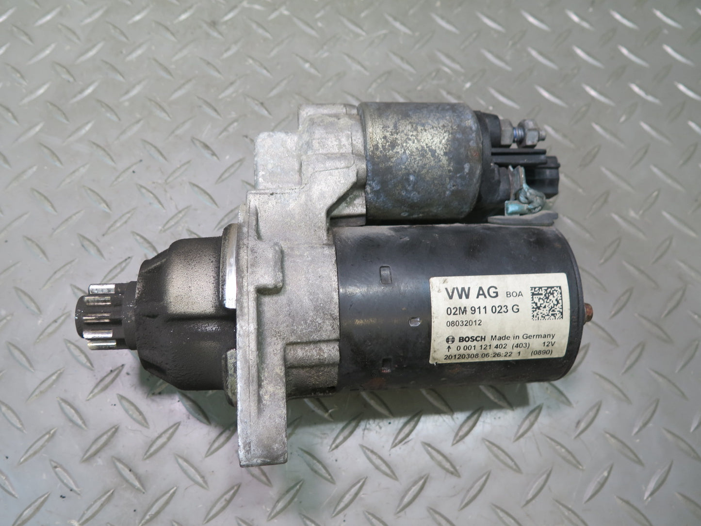 12-13 Volkswagen Golf R GTI MK6 Engine Starter Motor 02M911023G OEM