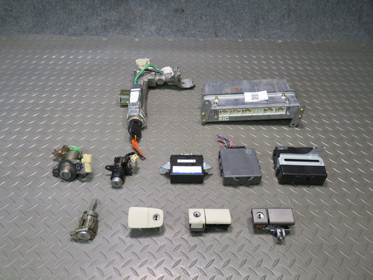 2003 Lexus UCF30 LS430 ECM ECU Immo Headlight Ignition Theft Module Lock KEY Set