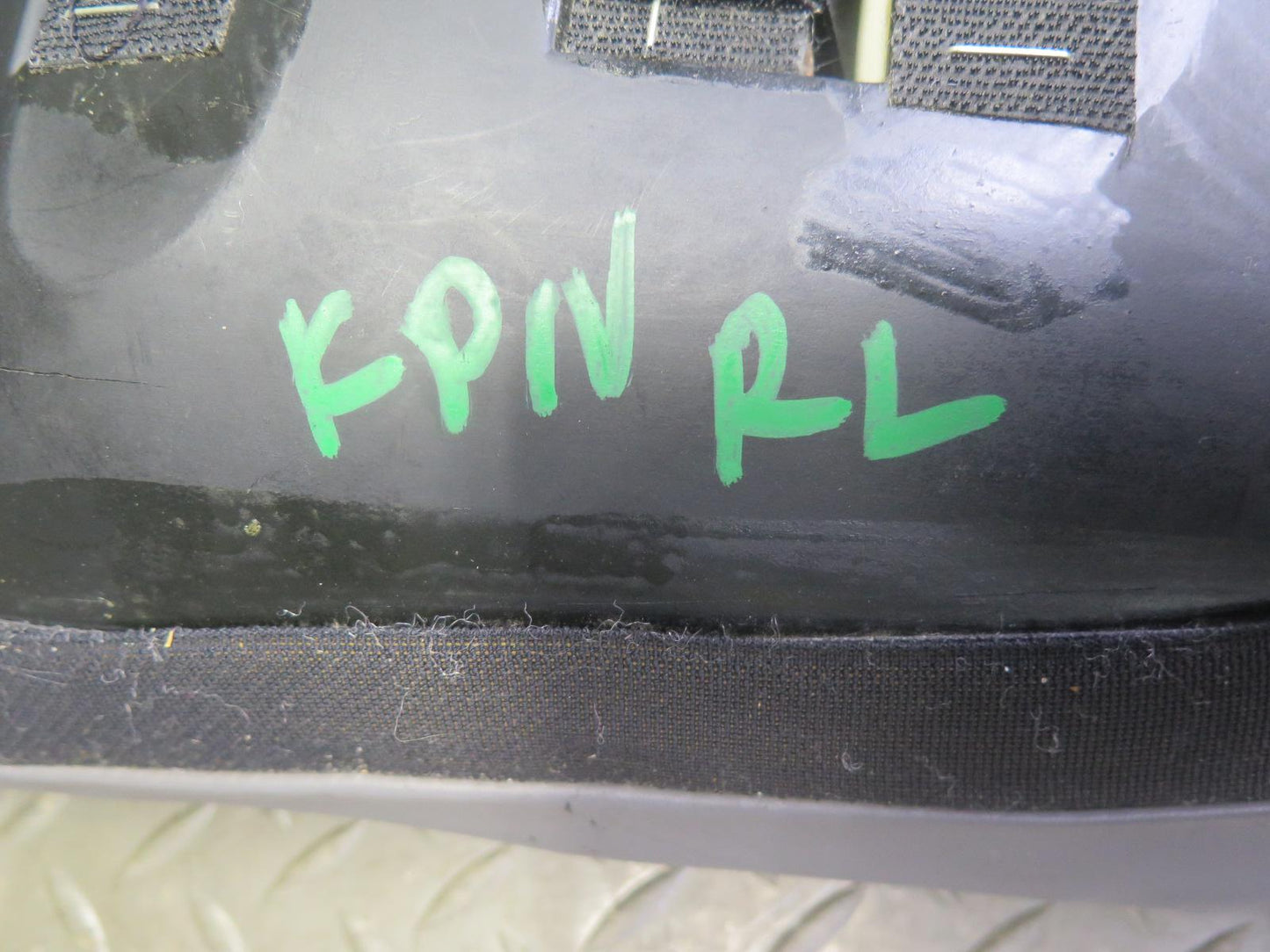 1999-2004 Porsche 911 996 Rear Left Seat Upper Backrest Leather Cushion Gray