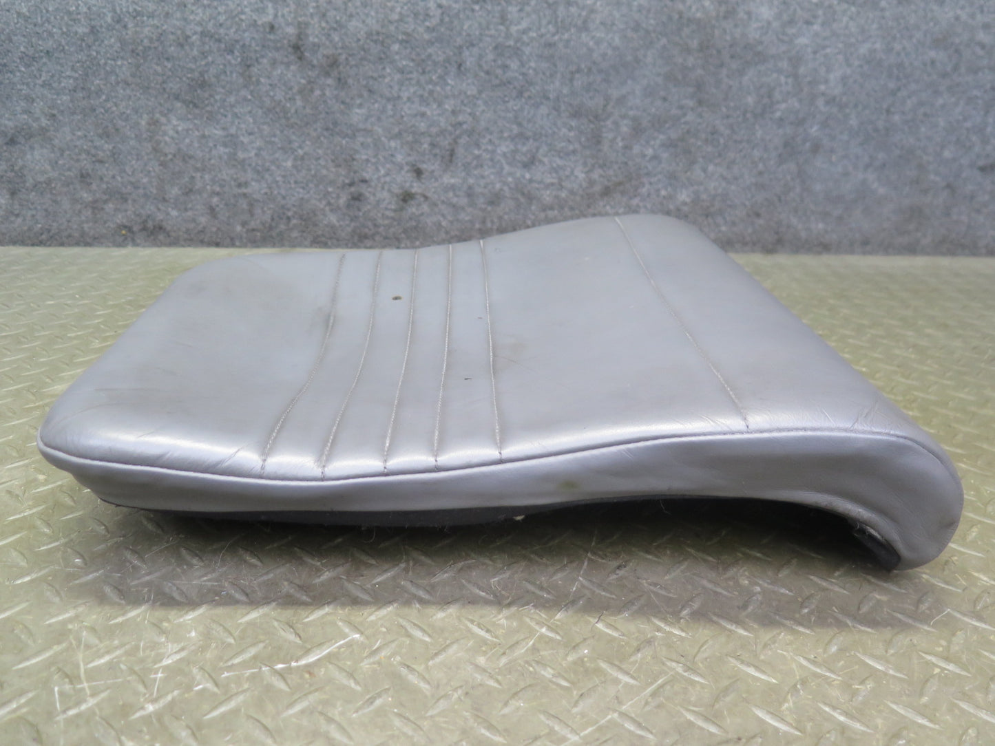 1999-2004 Porsche 911 996 Rear Left Seat Upper Backrest Leather Cushion Gray