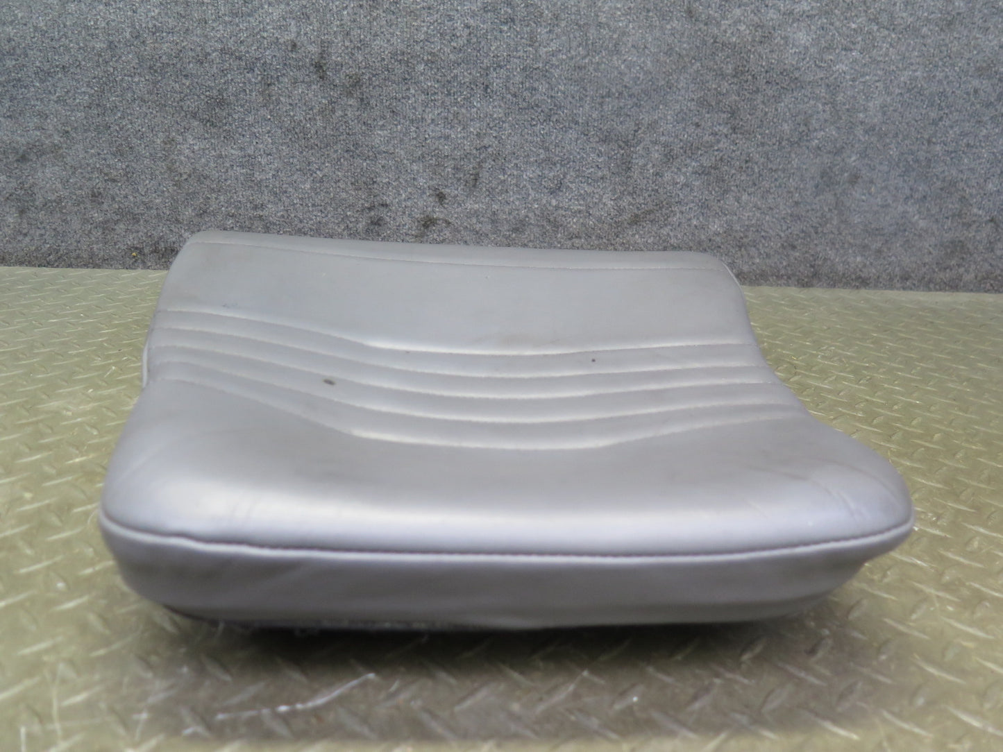 1999-2004 Porsche 911 996 Rear Left Seat Upper Backrest Leather Cushion Gray