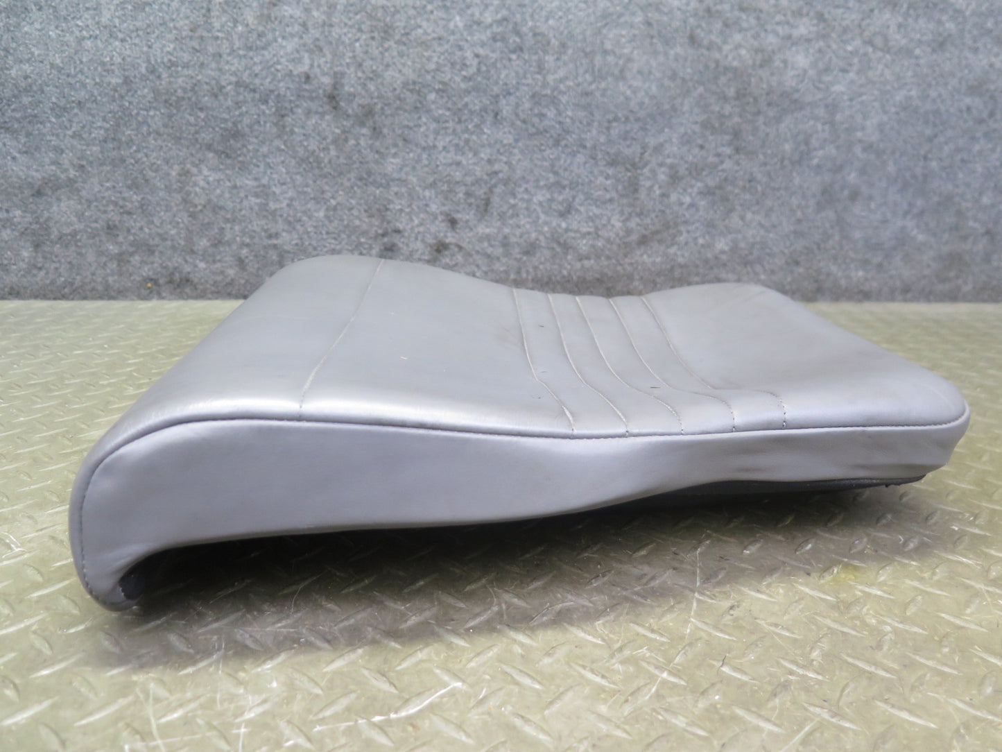 1999-2004 Porsche 911 996 Rear Left Seat Upper Backrest Leather Cushion Gray